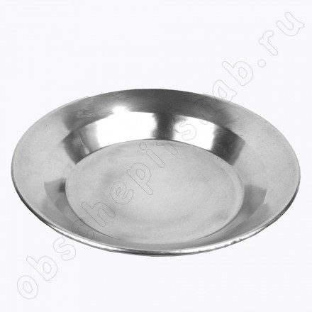 Тарелка мелкая из нержавеющей стали (200 мм) WLT-03579